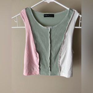Stitched shein tank top
